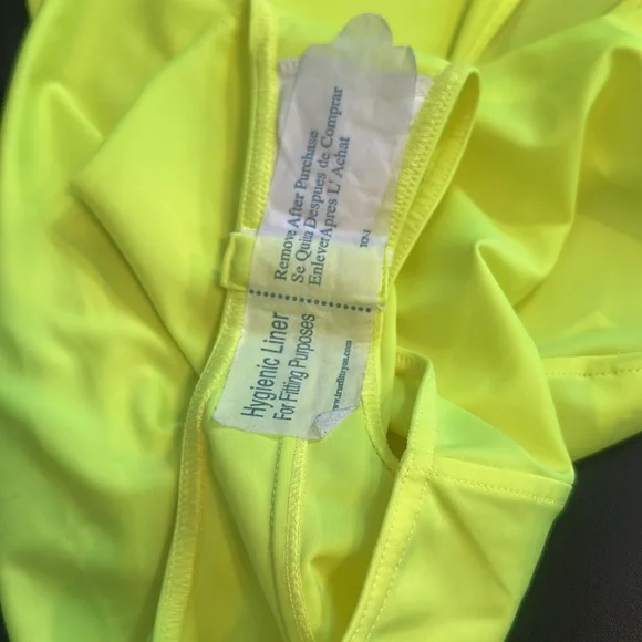 Thierry Mugler Vibrant Yellow Bodysuit size 36 US S - Picture 6 of 10